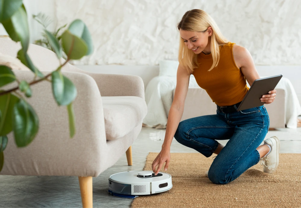 robot vacuum cleaner self emptying